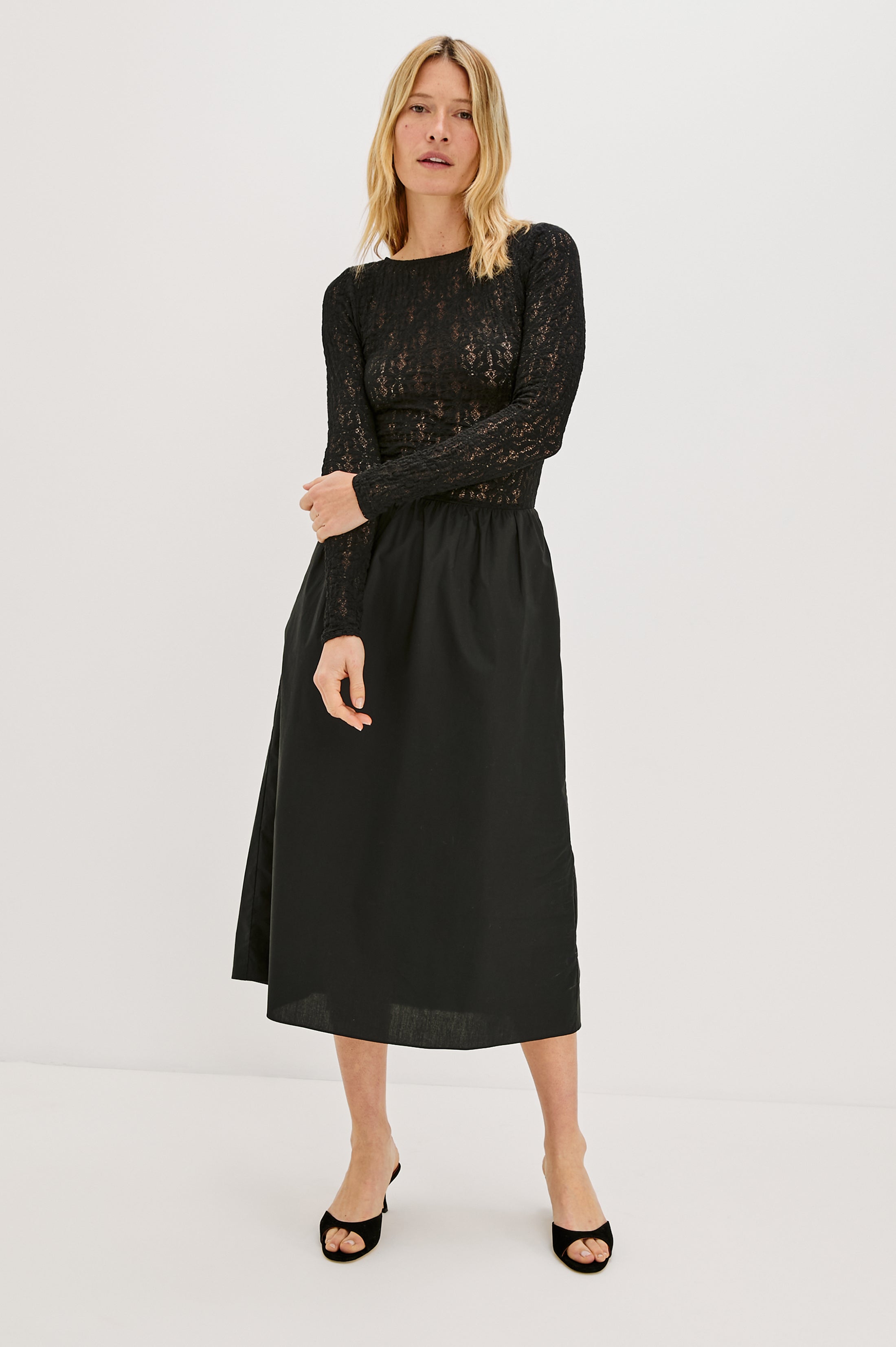 Robe AMBERLY - Dentelle noire