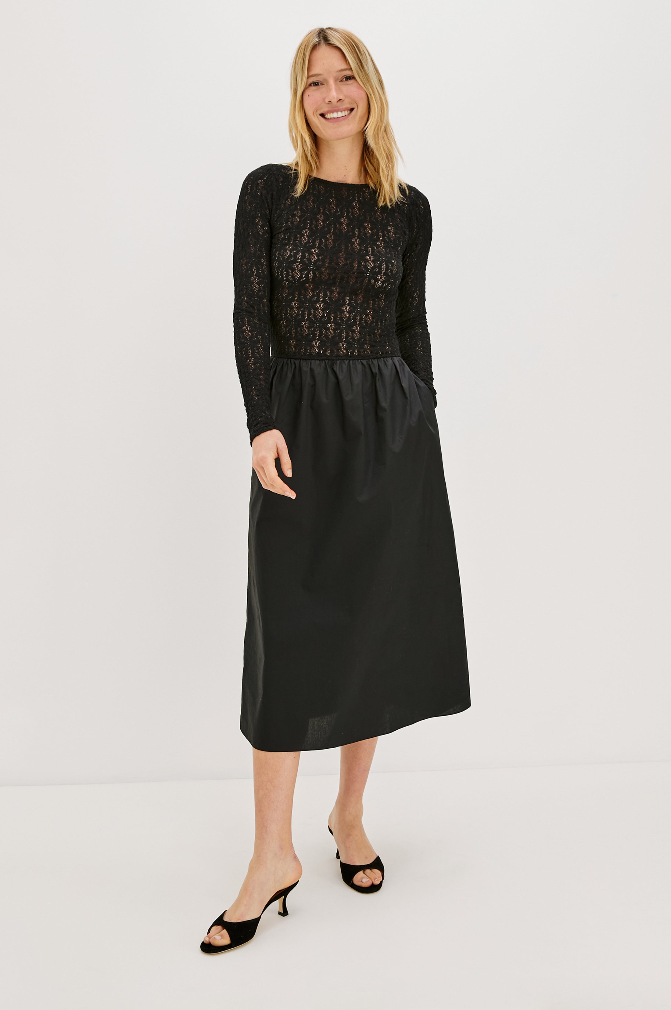 Robe AMBERLY - Dentelle noire