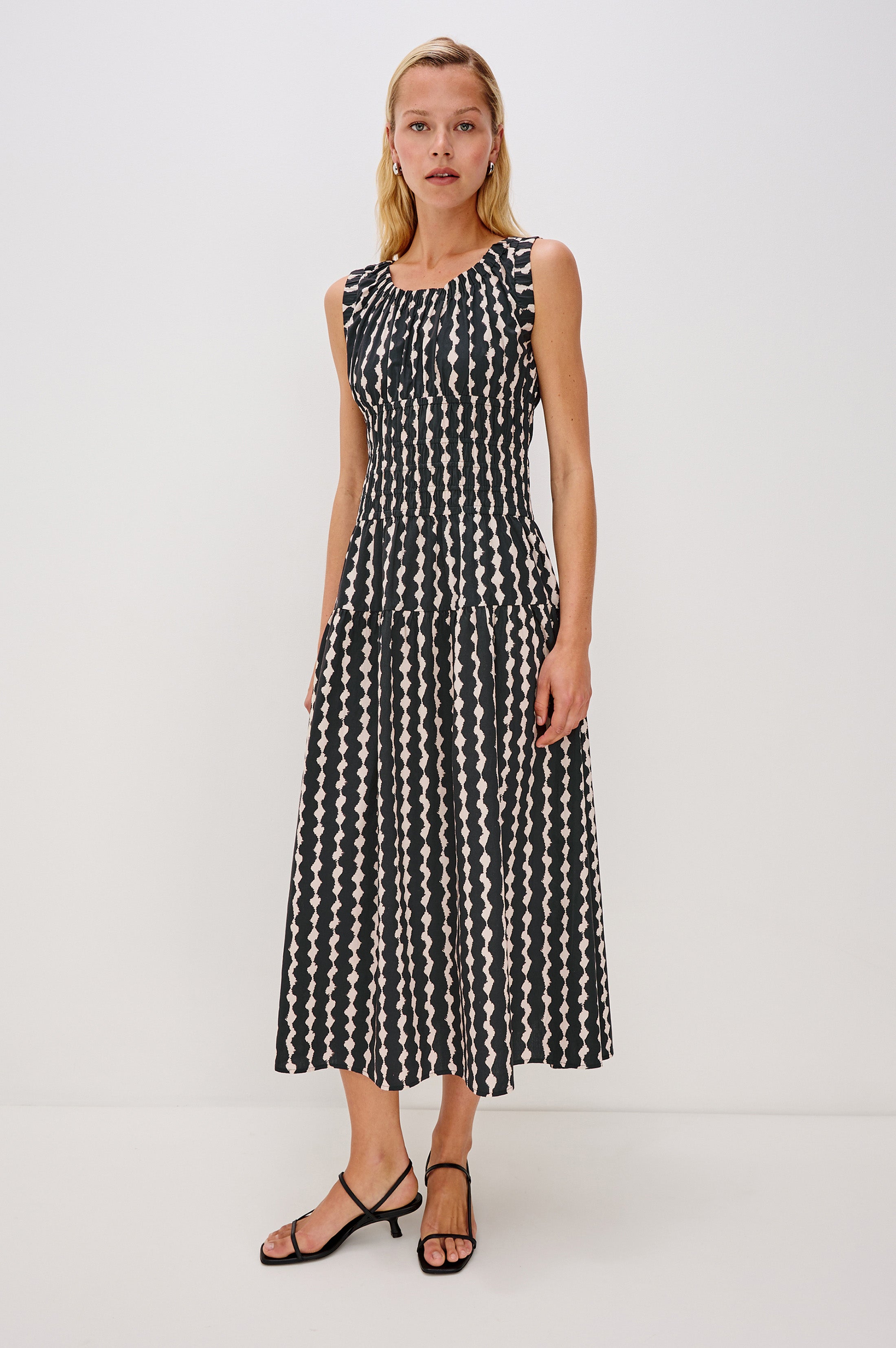 Robe ANASTASIA - Noir peint