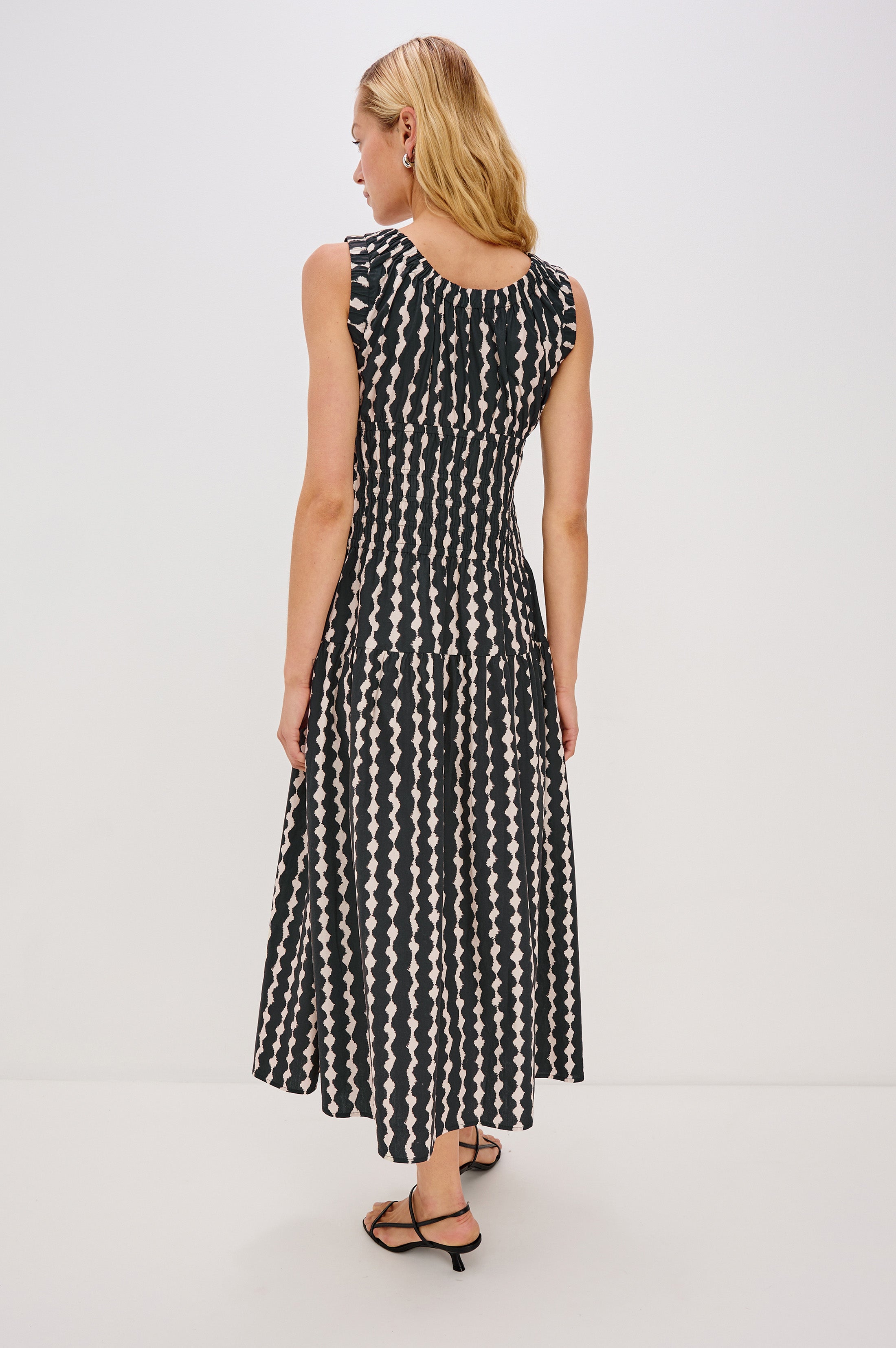 Robe ANASTASIA - Noir peint