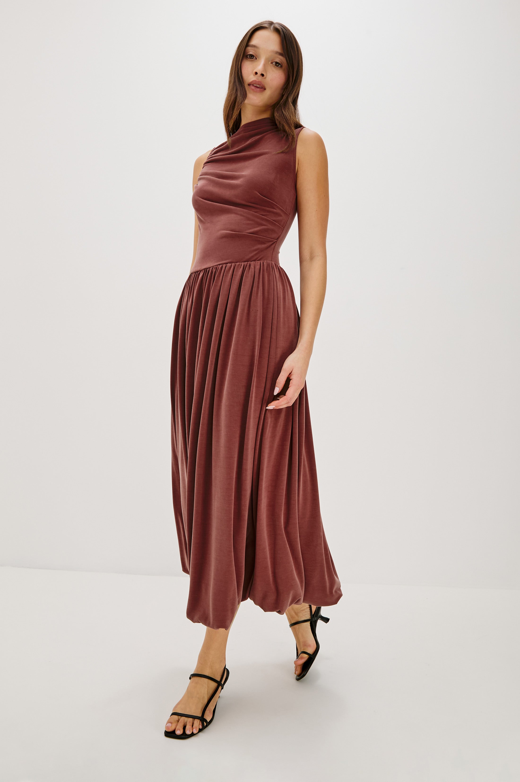 Robe BRINA - Rouge sang
