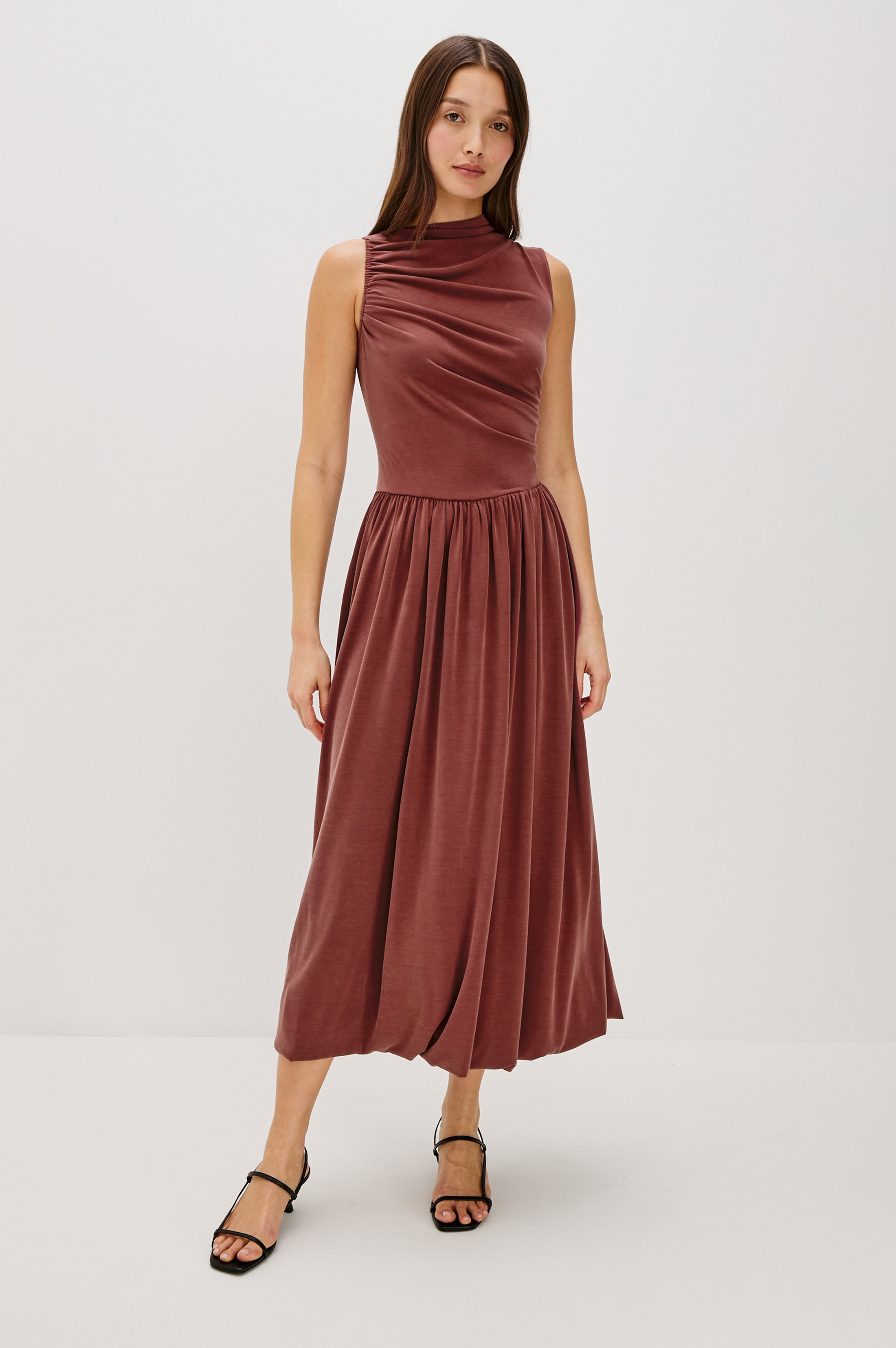 Robe BRINA - Rouge sang