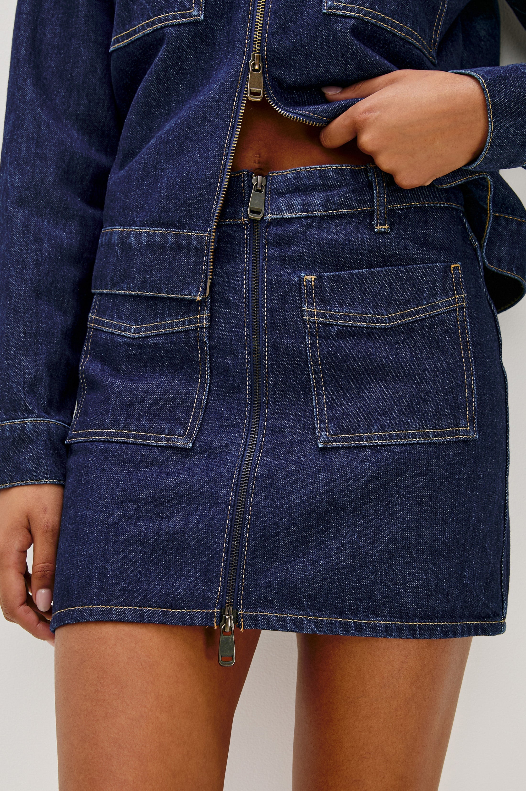 Jupe FALLBROOK - BLEU INDIGO FONCÉ