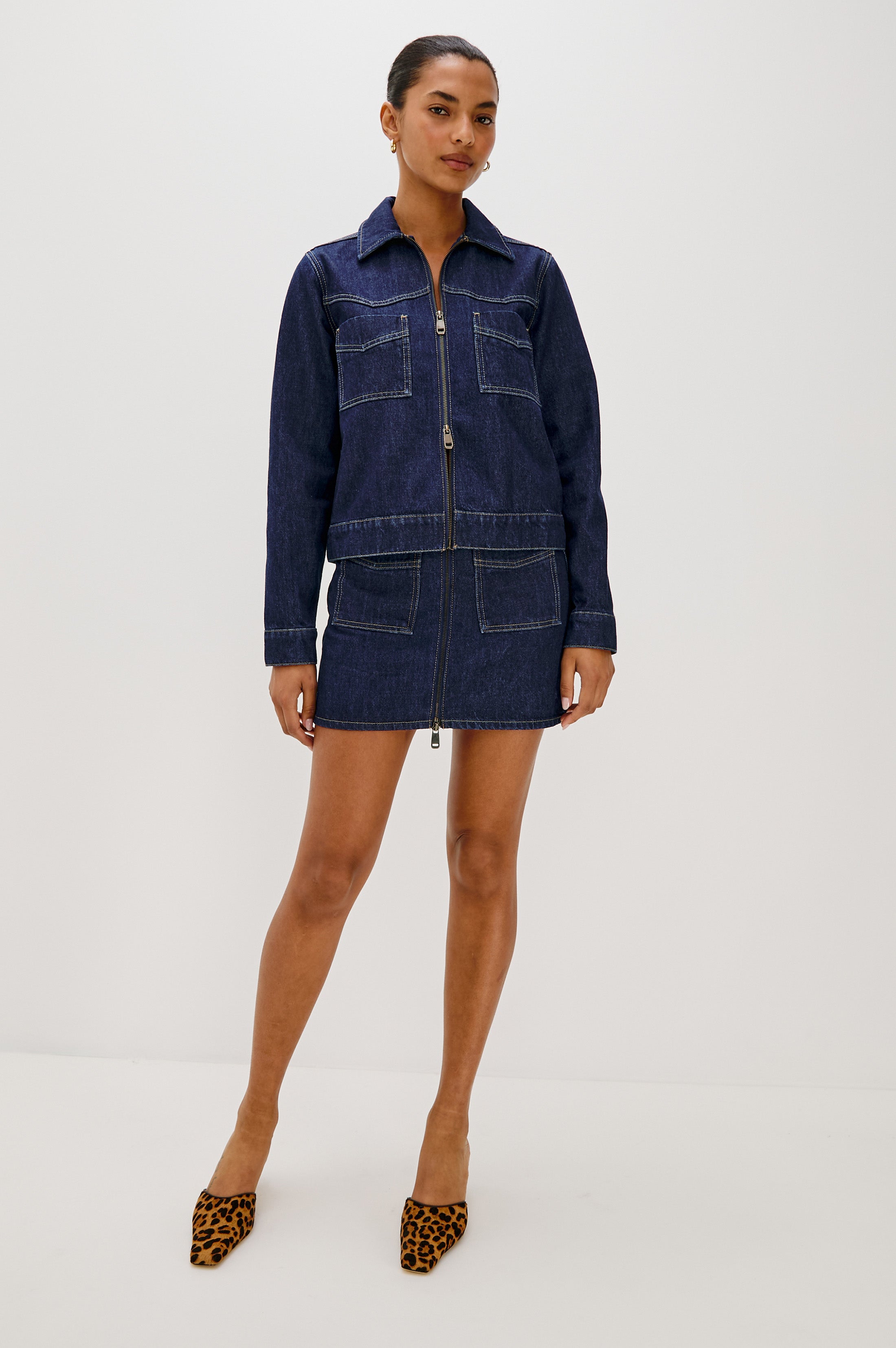 Jupe FALLBROOK - BLEU INDIGO FONCÉ