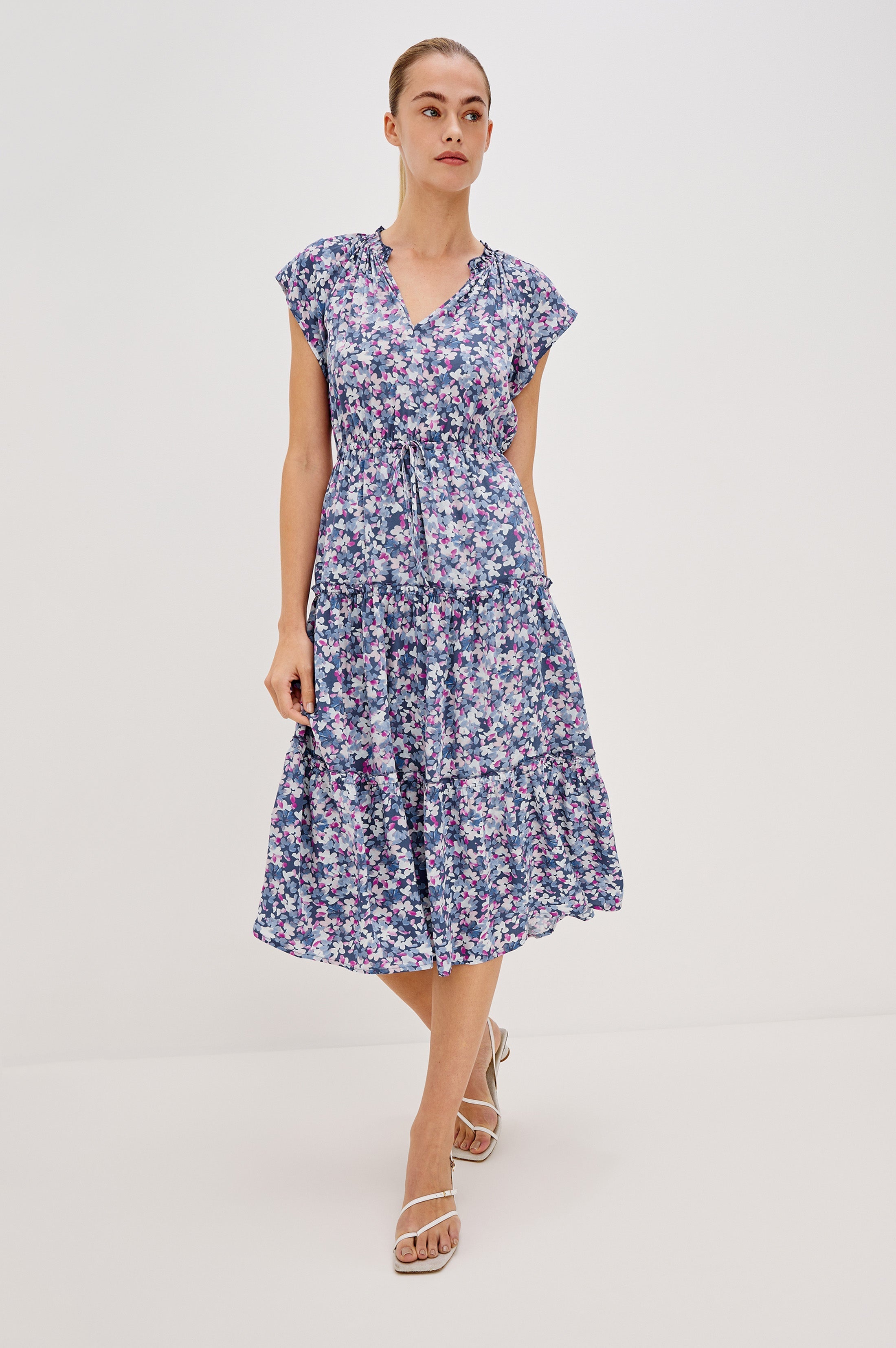 JUNI DRESS - FLEUR BLEUE