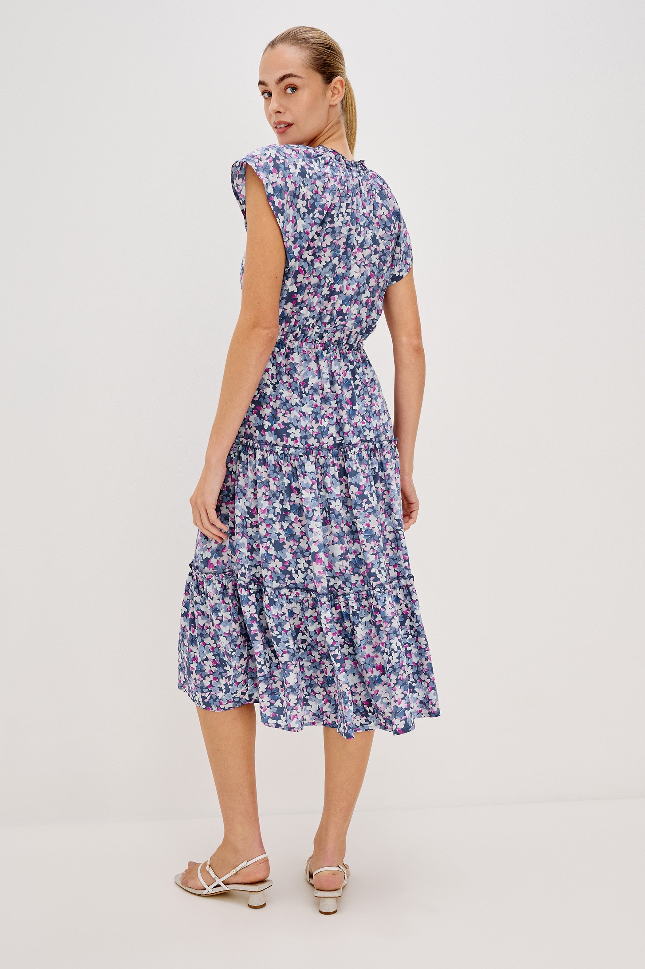 JUNI DRESS - FLEUR BLEUE