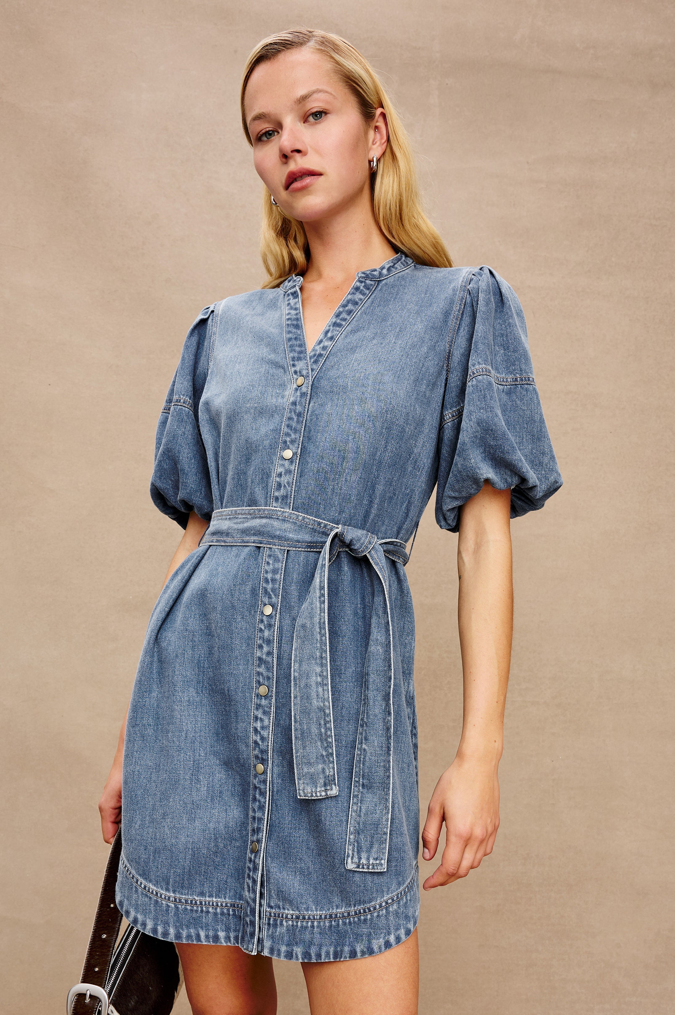 Robe KINGSLEY - Bleu antique