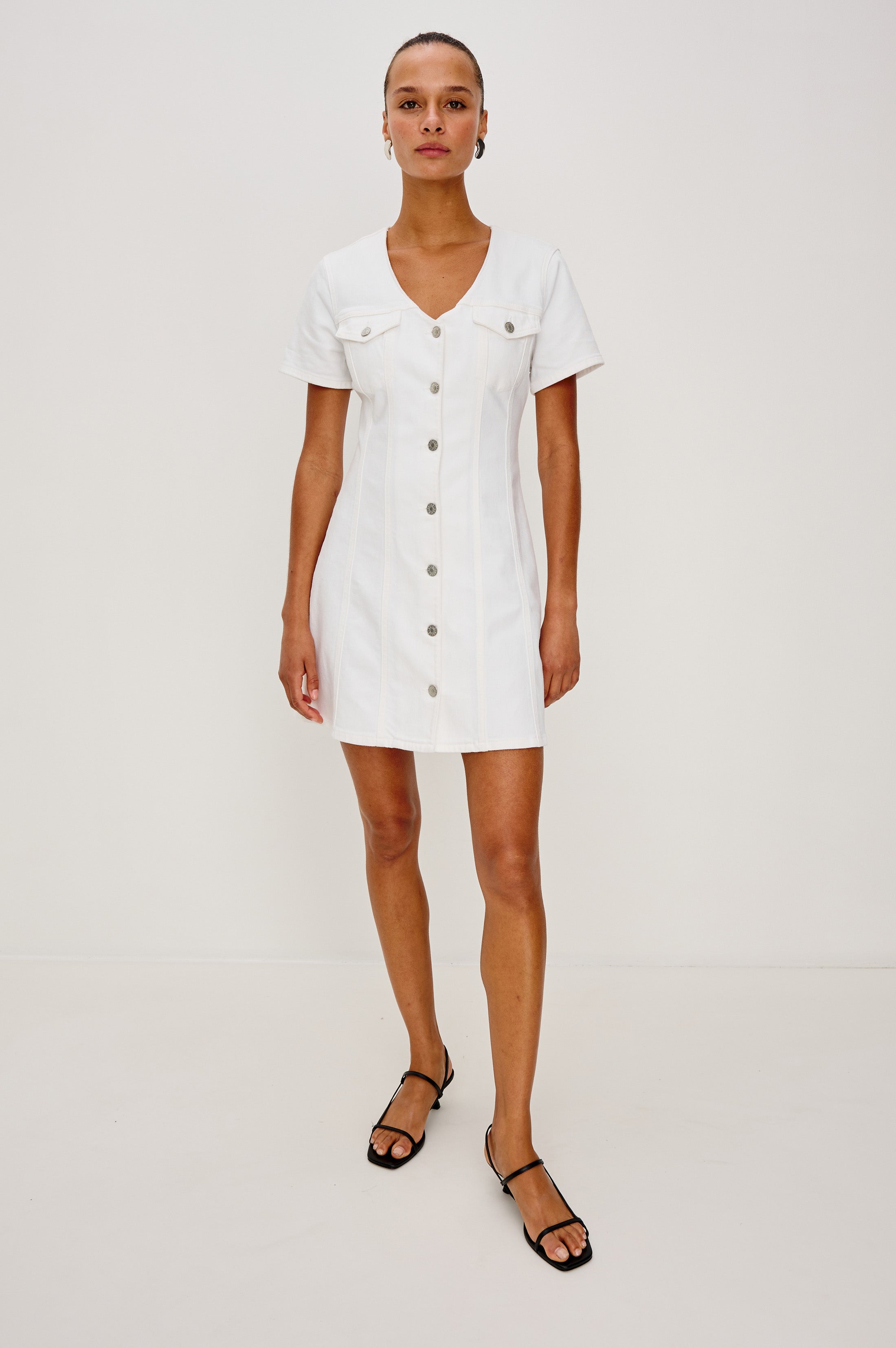 Robe SARATOGA - Blanc Sel