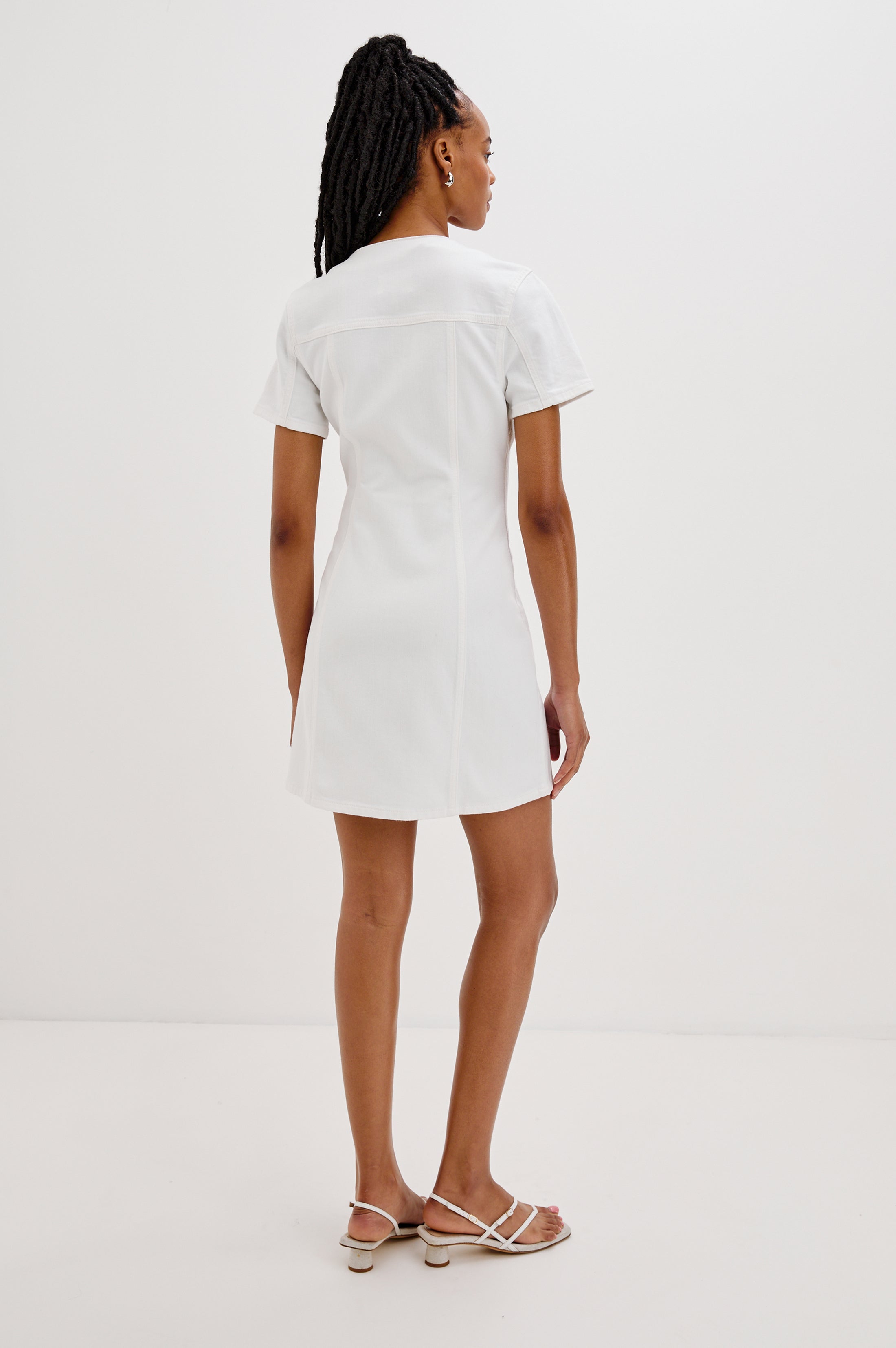 Robe SARATOGA - Blanc Sel