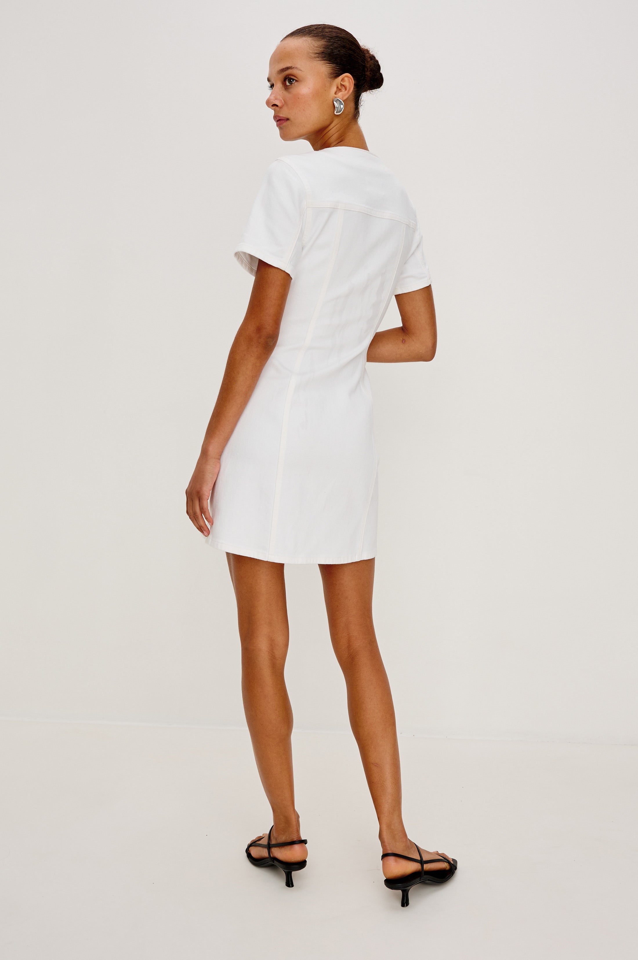 Robe SARATOGA - Blanc Sel