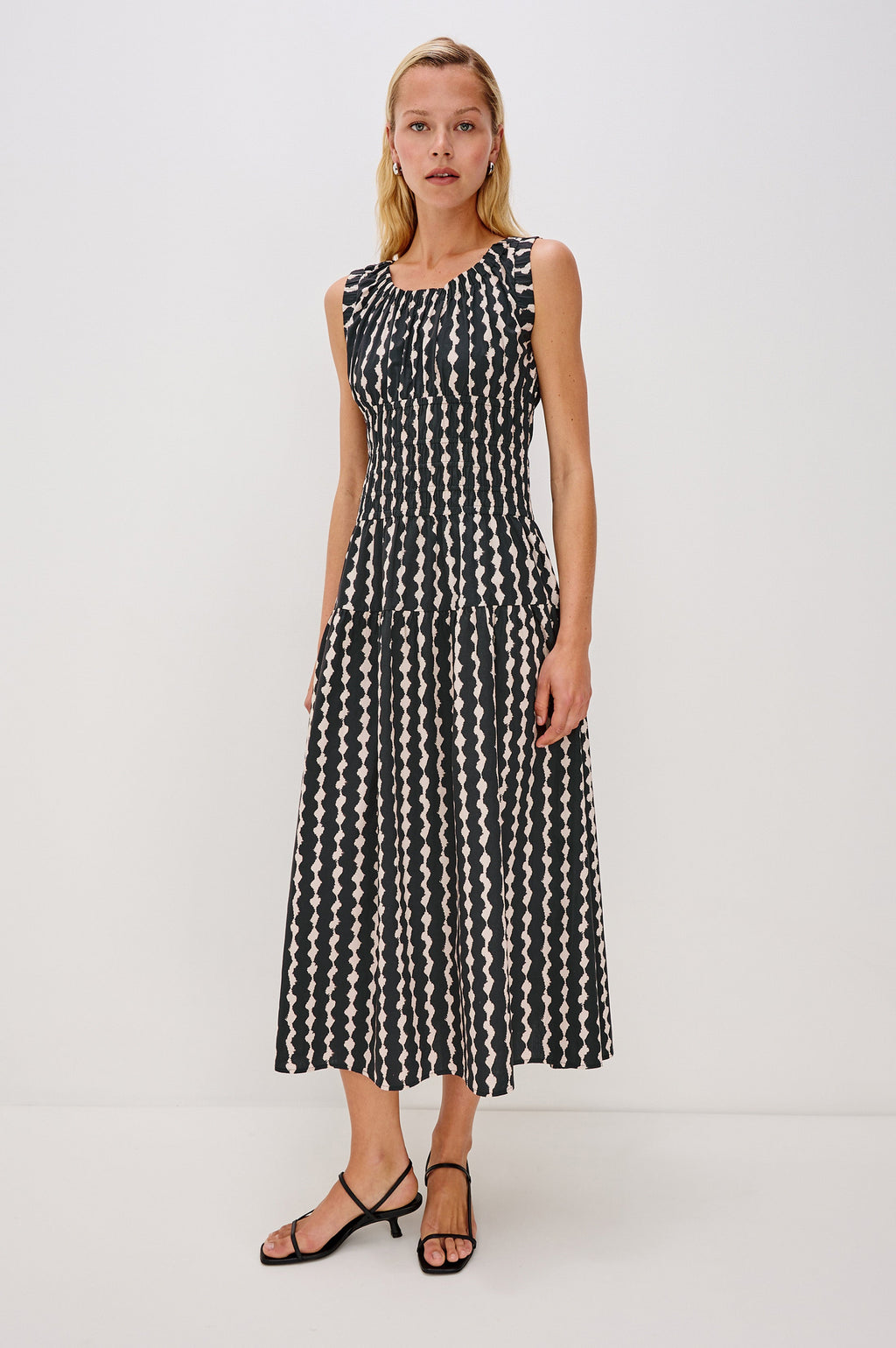 Robe ANASTASIA - Noir peint
