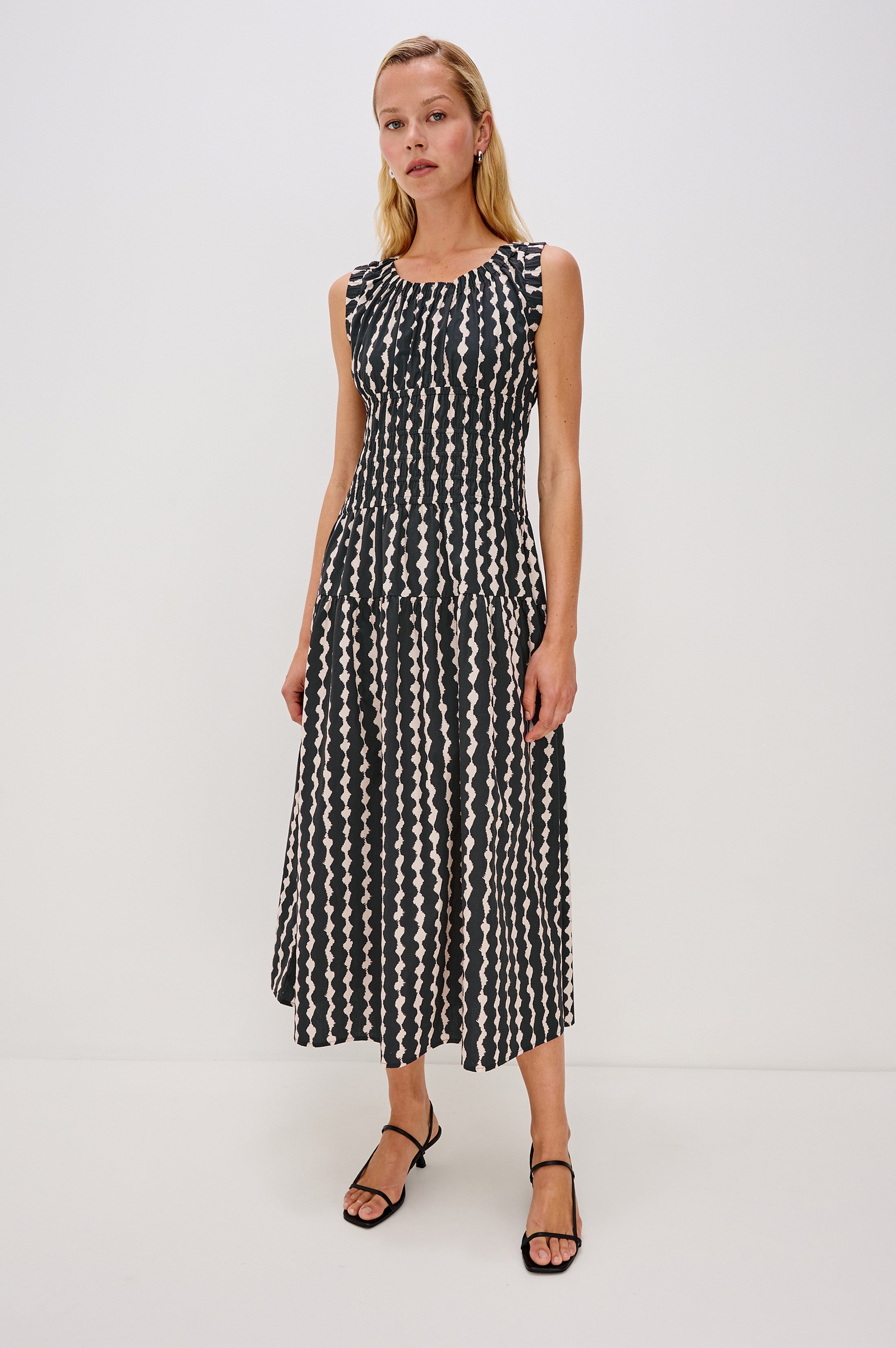 Robe ANASTASIA - Noir peint