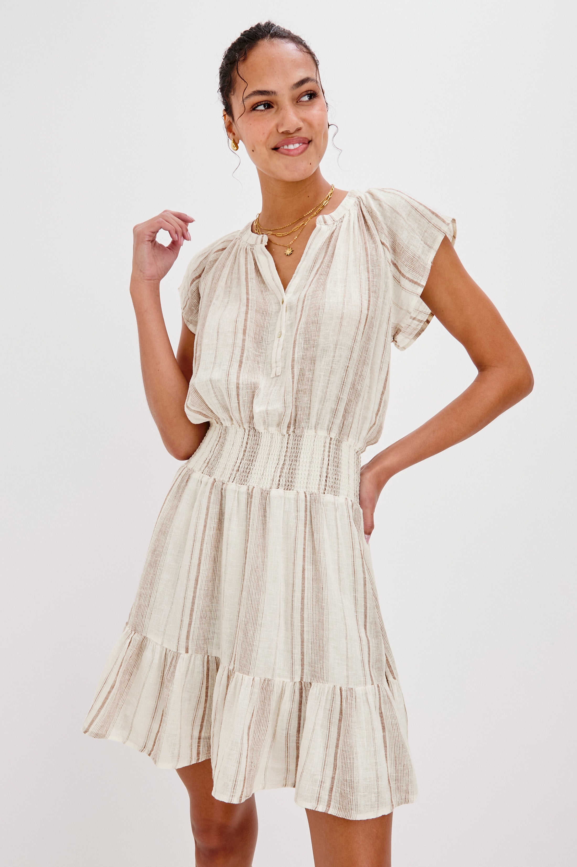 Robe AUGUSTINE - Rayures REIMS