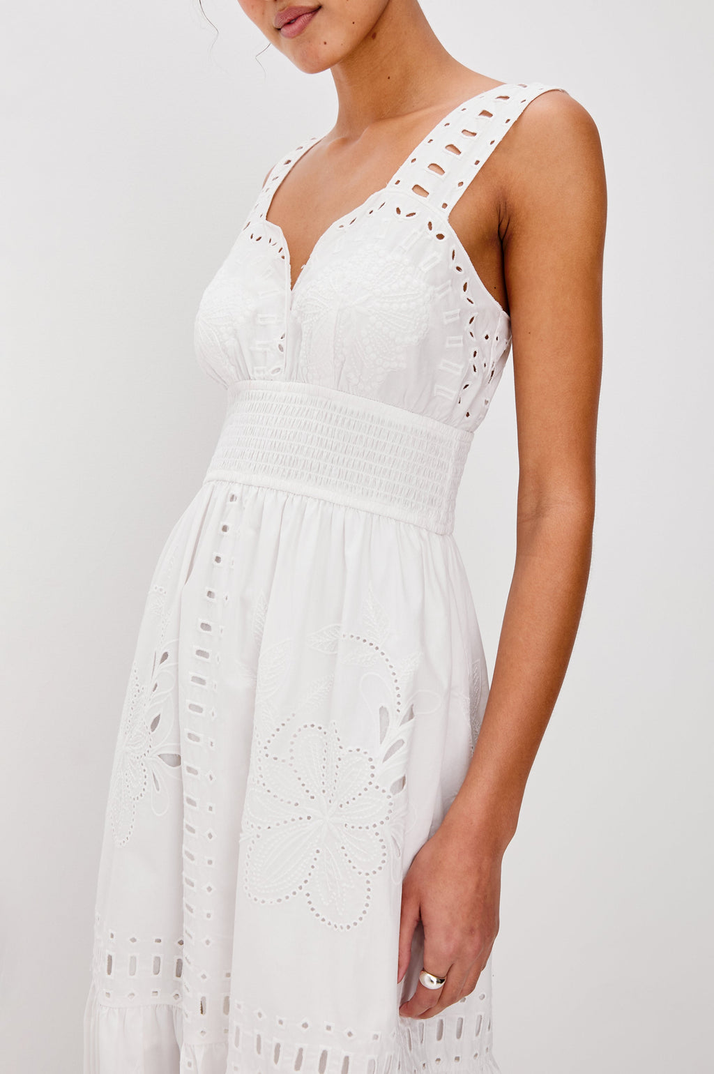Robe couleur fauve - Blanche