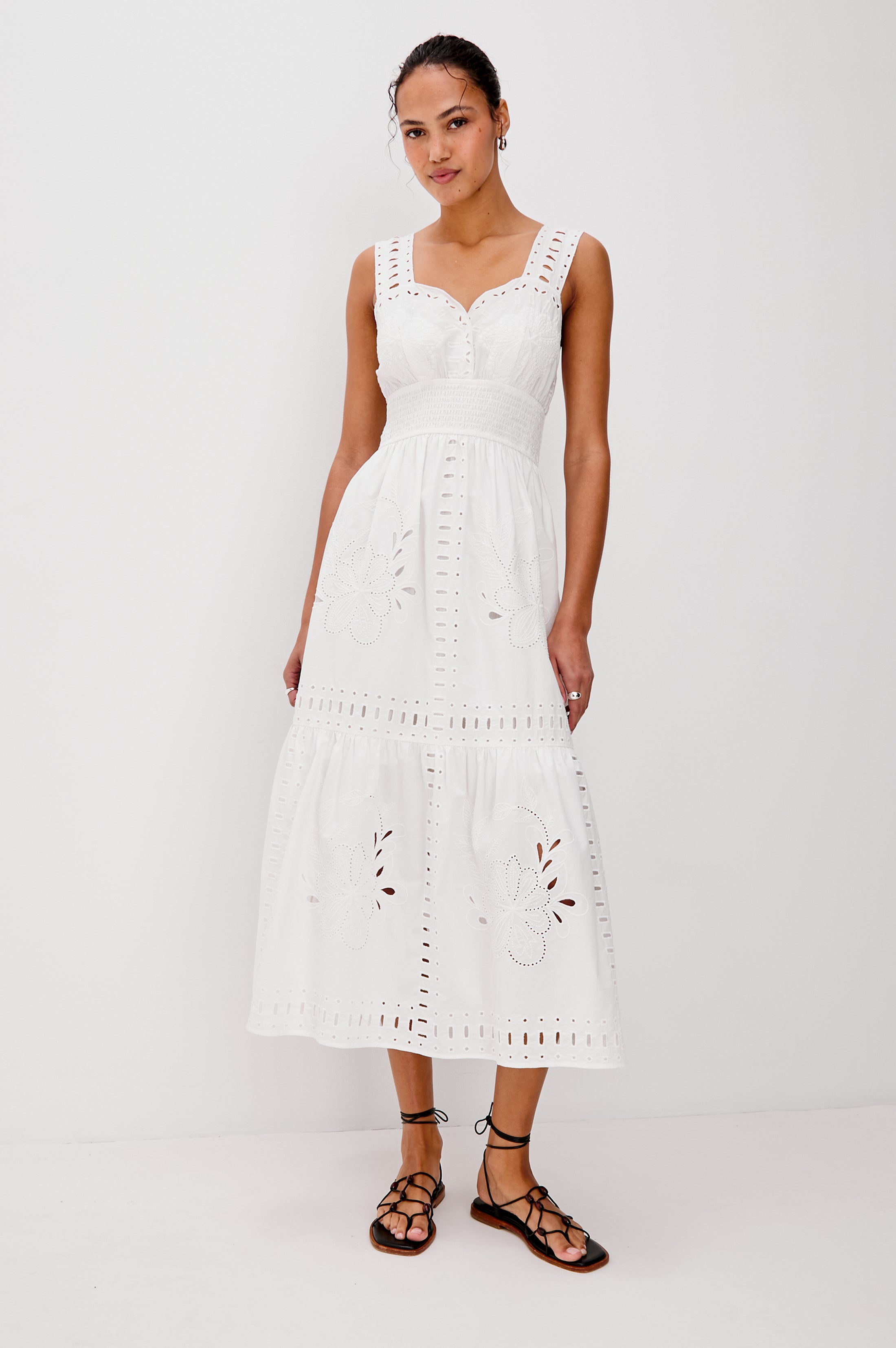 Robe couleur fauve - Blanche