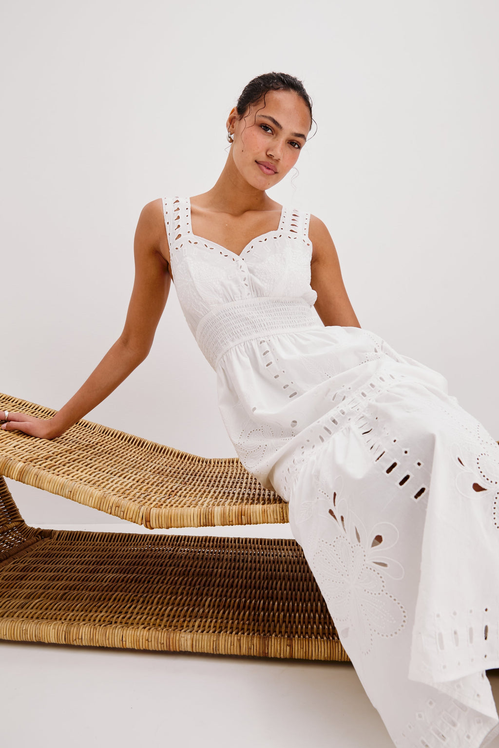 Robe couleur fauve - Blanche