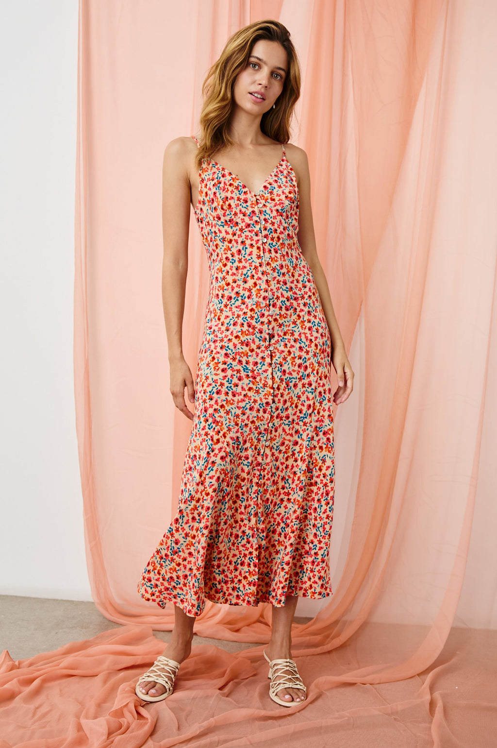Robe FLORIAN - Red Posy