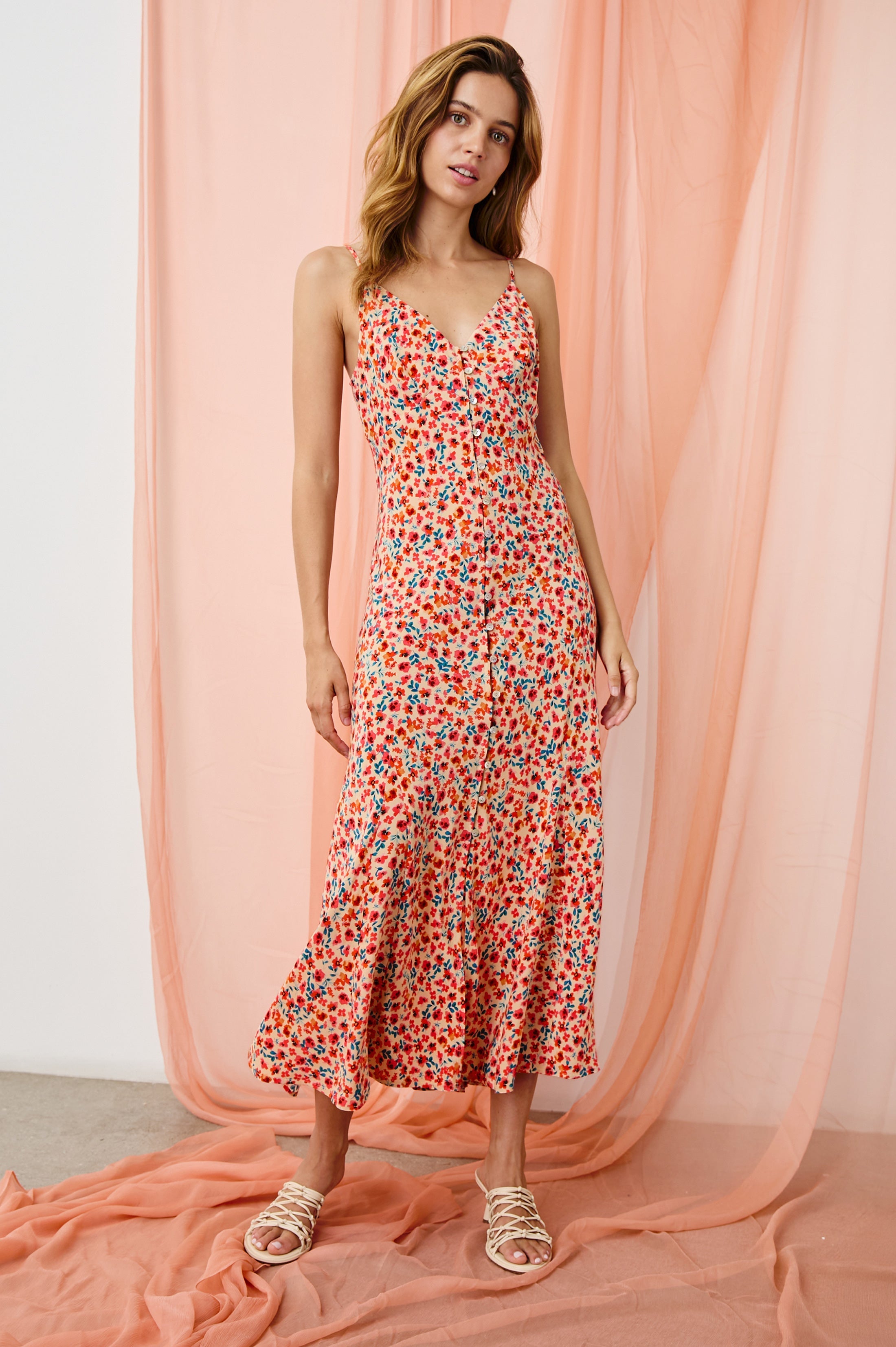 Robe FLORIAN - Red Posy