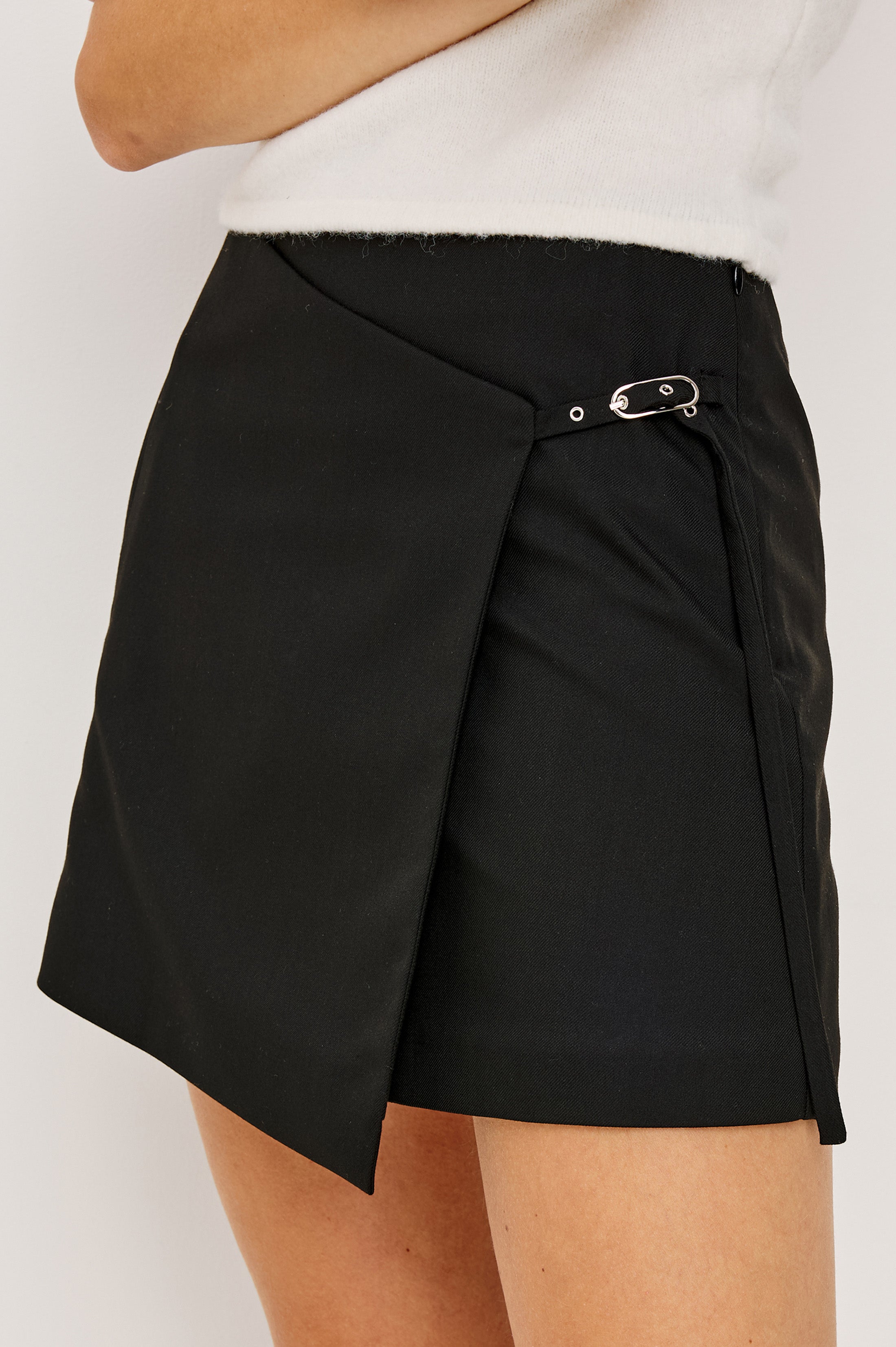 Jupe NIAL - TISSUS TWILL NOIR