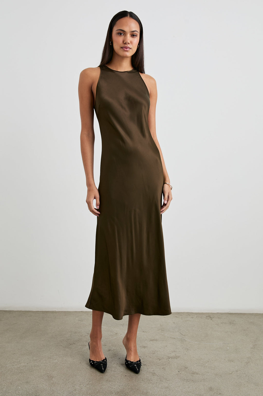 Robe SOLENE - VERT SAGE
